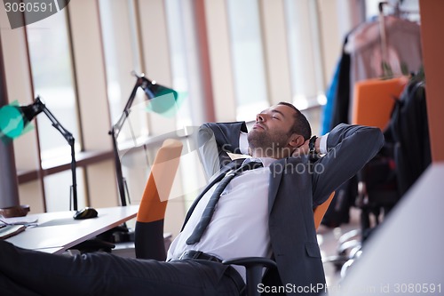 Image of business man at the office
