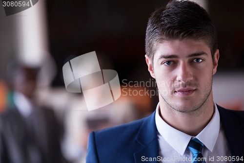 Image of business man at the office