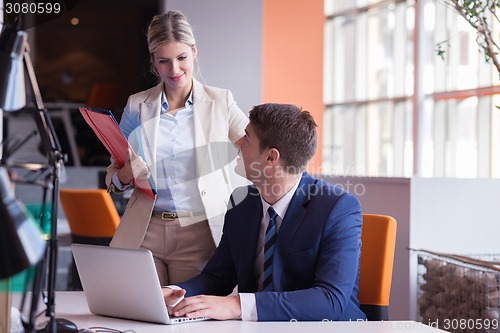 Image of business people group at office