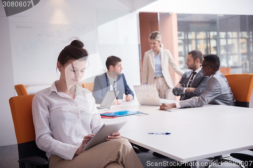 Image of business people group at office