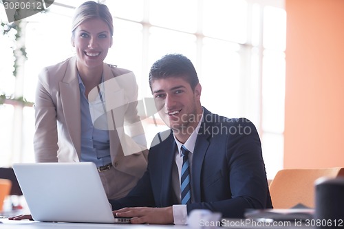 Image of business man at the office