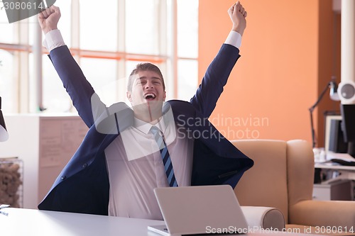 Image of business man at the office