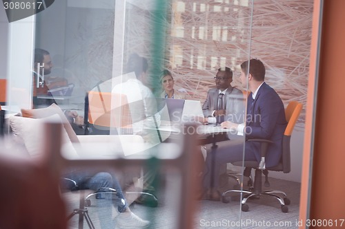 Image of business people group at office