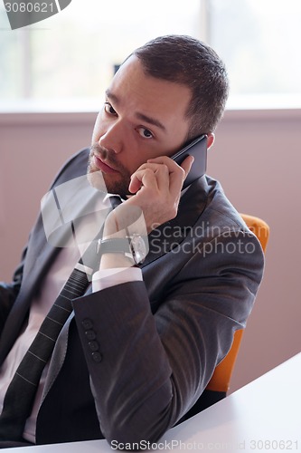 Image of business man at the office