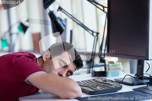 Image of business man at the office