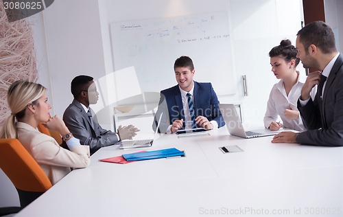 Image of business people group at office