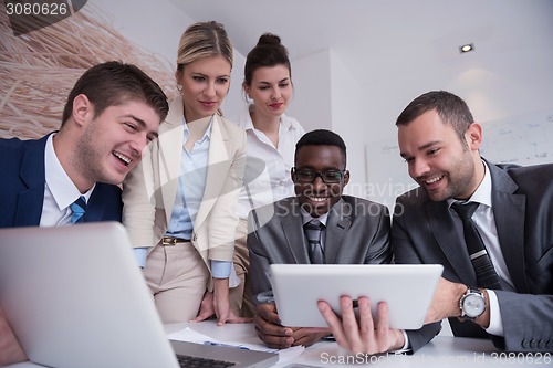 Image of business people group at office