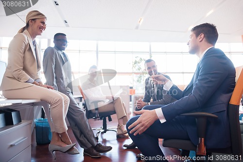 Image of business people group at office