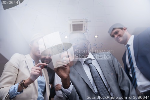 Image of business people group at office