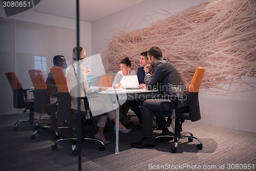 Image of business people group at office