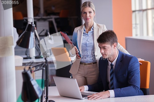 Image of business people group at office