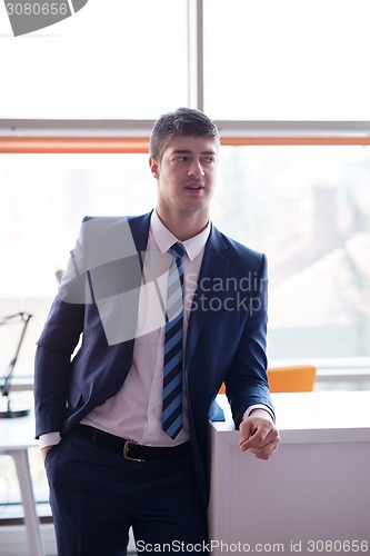 Image of business man at the office