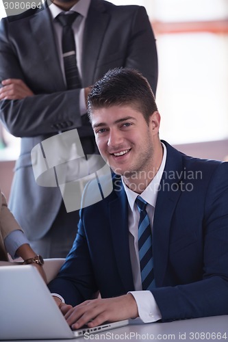 Image of business man at the office