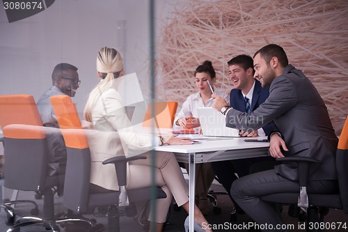 Image of business people group at office