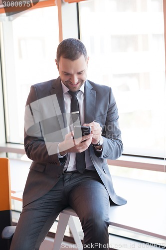 Image of business man at the office