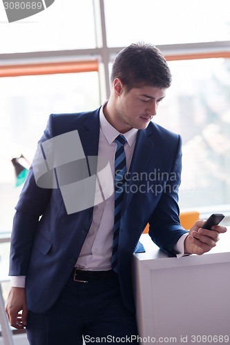 Image of business man at the office