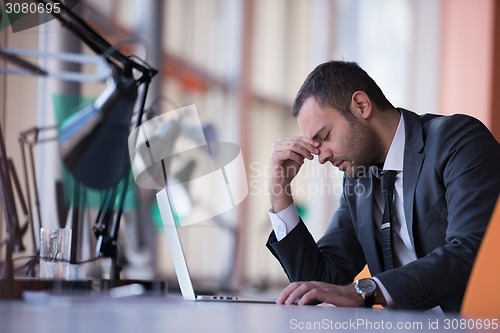 Image of business man at the office