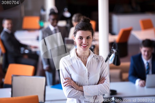 Image of business woman at office