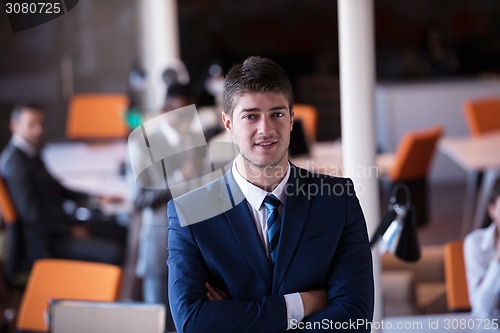 Image of business man at the office