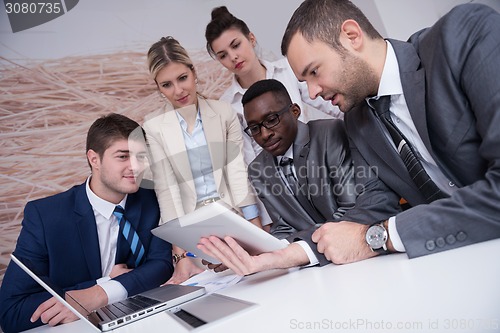 Image of business people group at office
