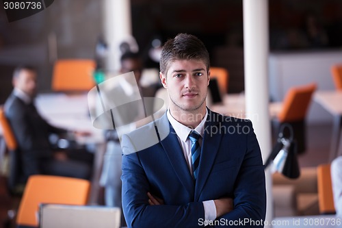 Image of business man at the office