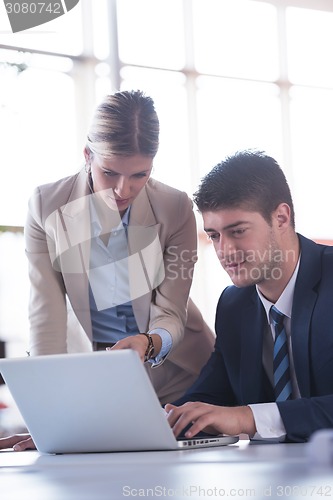 Image of business man at the office