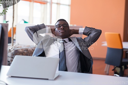 Image of African American businessman