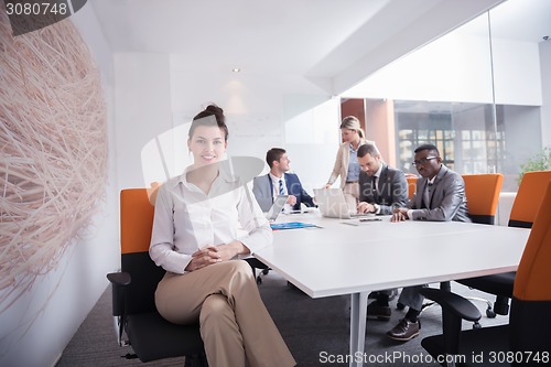 Image of business people group at office
