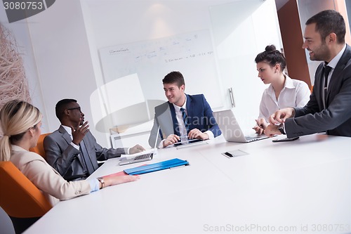 Image of business people group at office