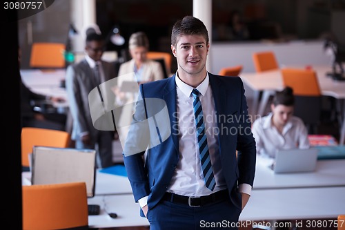 Image of business man at the office