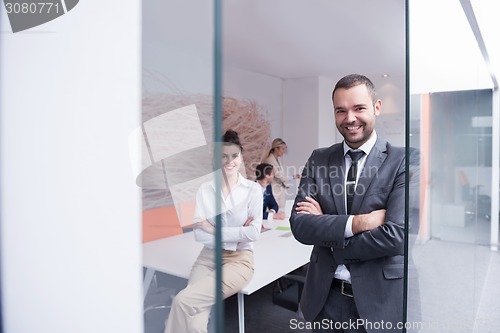Image of business people group at office