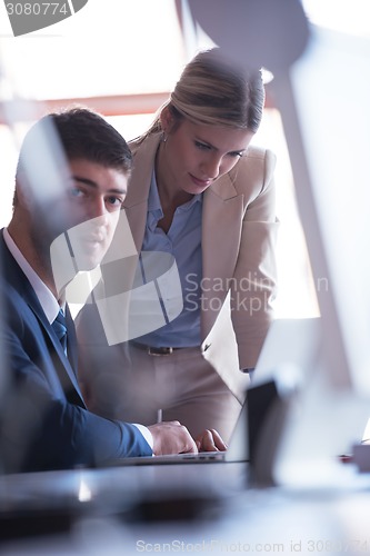 Image of business man at the office