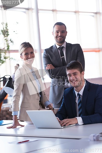 Image of business man at the office
