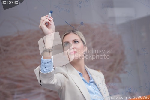 Image of business woman at office