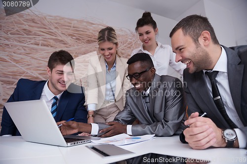 Image of business people group at office