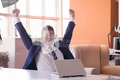 Image of business man at the office