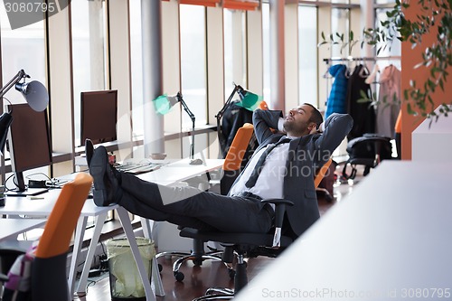 Image of business man at the office