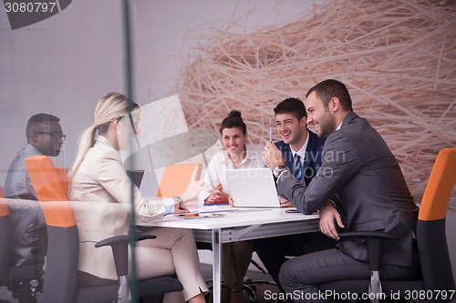 Image of business people group at office