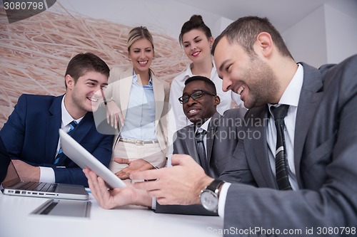 Image of business people group at office