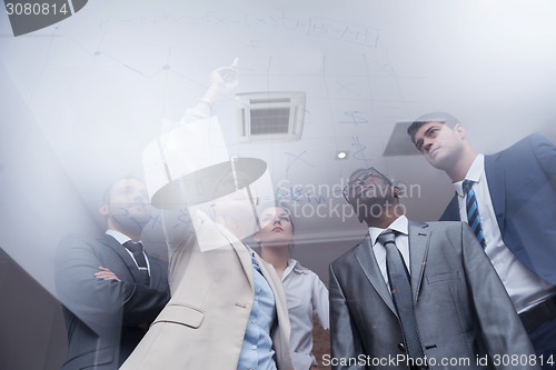 Image of business people group at office