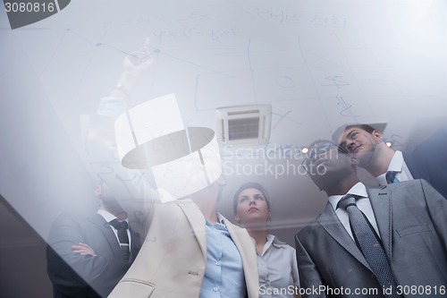 Image of business people group at office