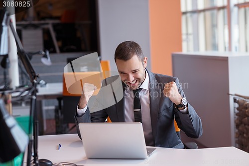 Image of business man at the office
