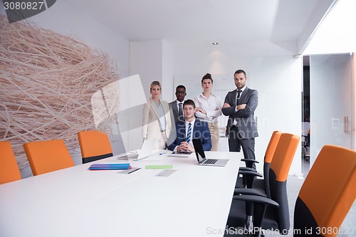 Image of business people group at office