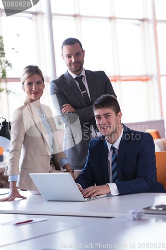 Image of business man at the office
