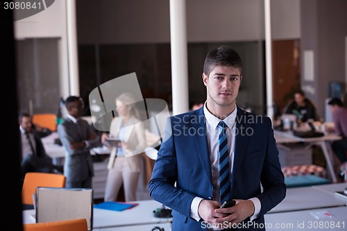 Image of business man at the office