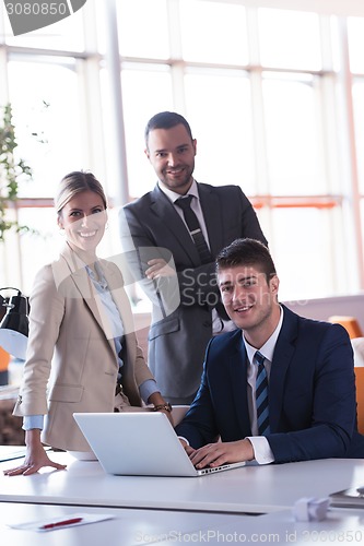 Image of business man at the office