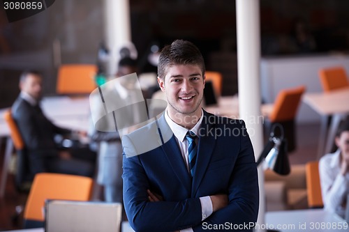 Image of business man at the office