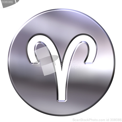 Image of 3D Silver Aries