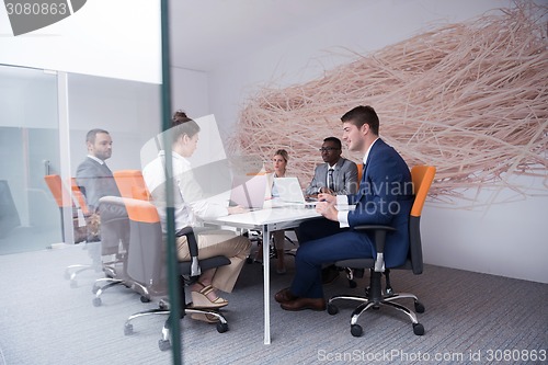 Image of business people group at office