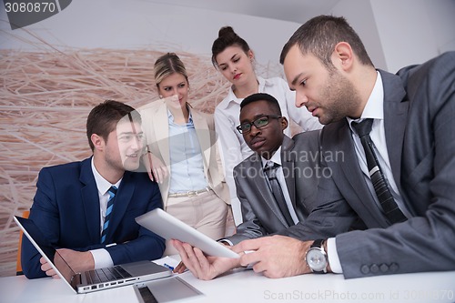 Image of business people group at office